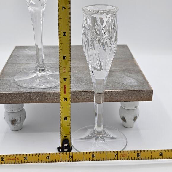 Vintage Gorham 1831 Crystalites Candlestick Holders Star Blossom Design Set/2 - Picture 8 of 8